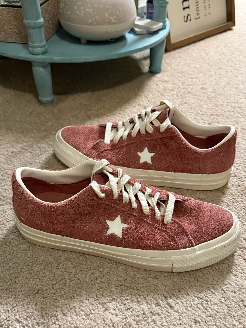 Converse One Star Pro CONS sneakers suede upper mauve bordeaux